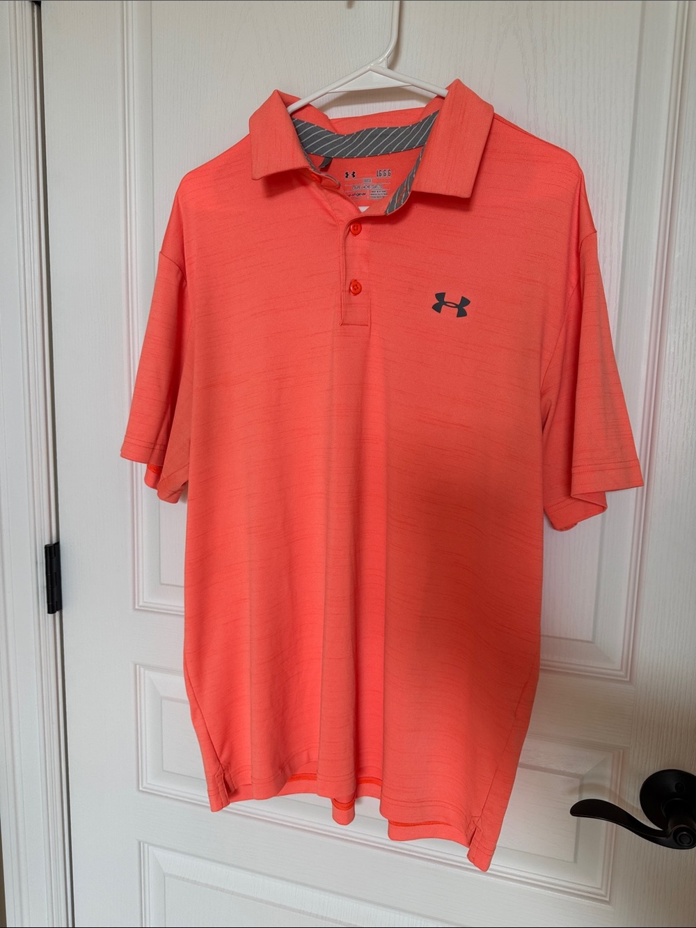 Under Armour Men’s Coral-Orange Performance Polo